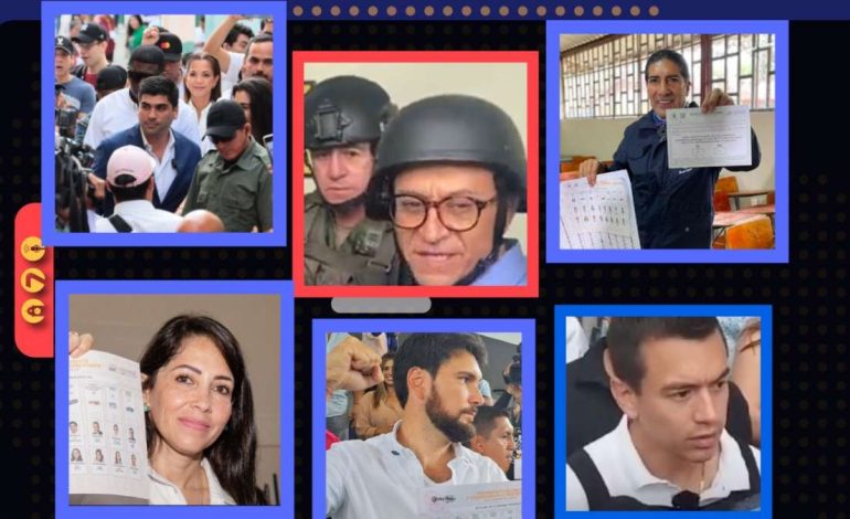 Chalecos antibalas, cascos y protección en las elecciones de Ecuador