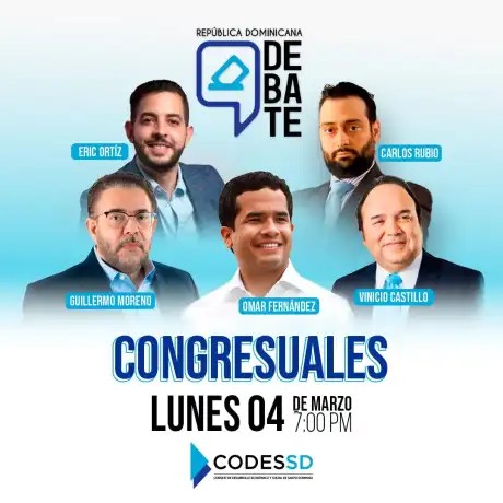 A solo horas para debate del CODESSD con candidatos a senaduría del Distrito Nacional –  (República Dominicana)