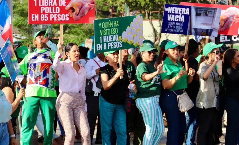 Con la consigna “Abinader nos mata de hambre”, mujeres de FP protestan –  (República Dominicana)