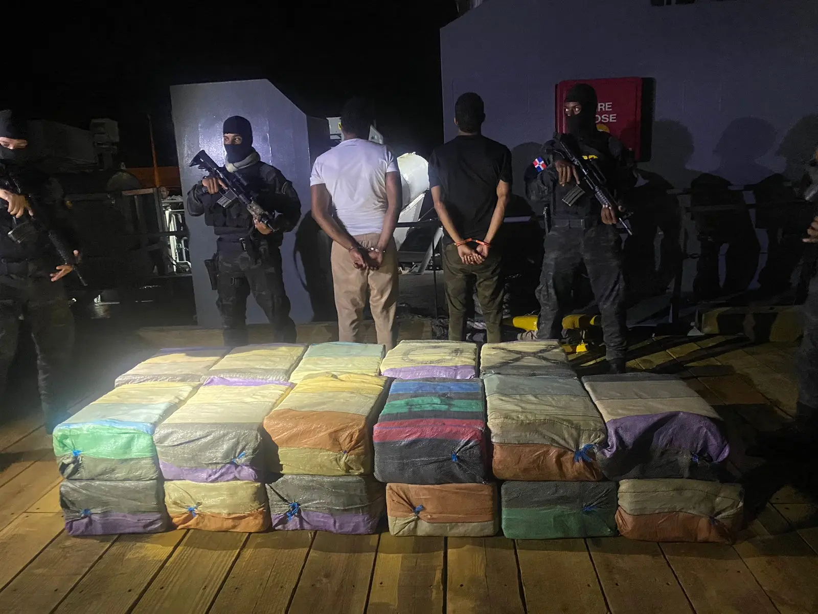 ¡Más droga! Ocupan otro cargamento de 767 paquetes de cocaína en Peravia