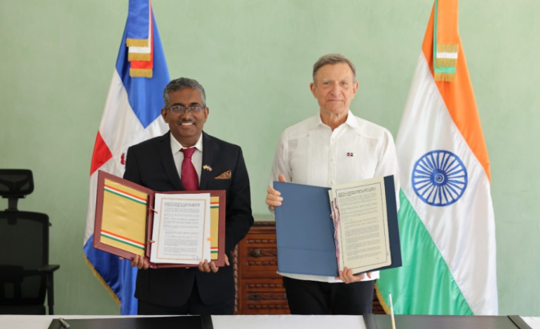 RD y la India acuerdan colaborar en áreas como tecnología y comercio