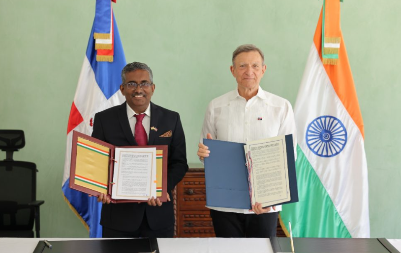 RD y la India acuerdan colaborar en áreas como tecnología y comercio