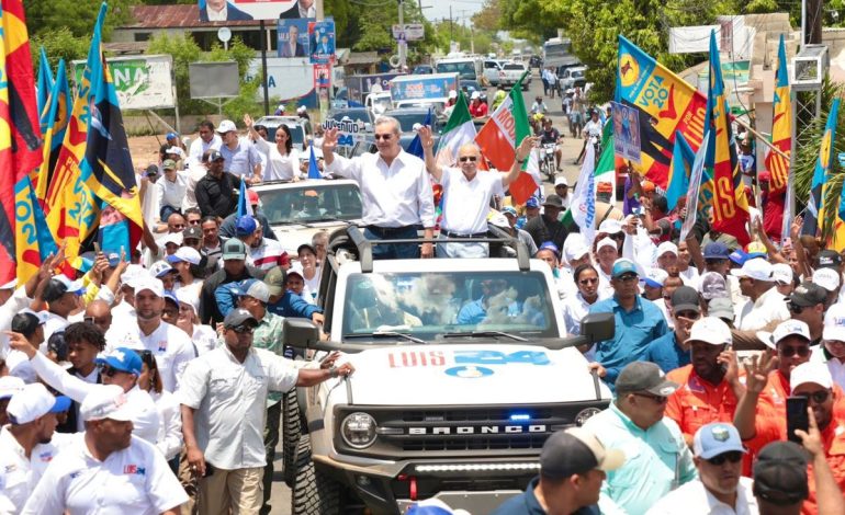 Abinader encabeza marcha-caravana en Esperanza, Valverde, para consolidar triunfo en mayo –  (República Dominicana)