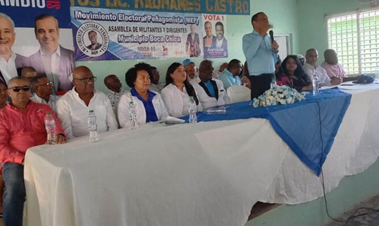MEP realiza encuentro en Boca Chica en apoyo reelección de Abinader; llama a votar en la casilla 12 del PRSD