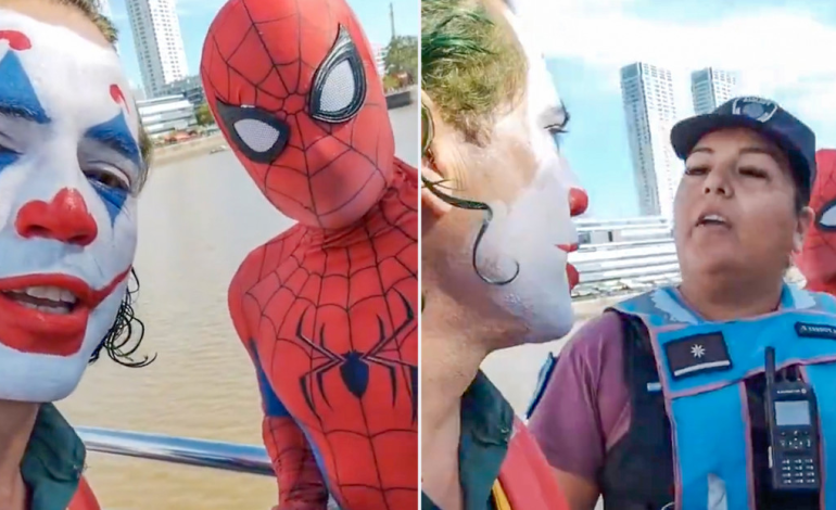 Detienen al ‘Joker argentino’ en Buenos Aires por pelear con ‘Spider-Man’