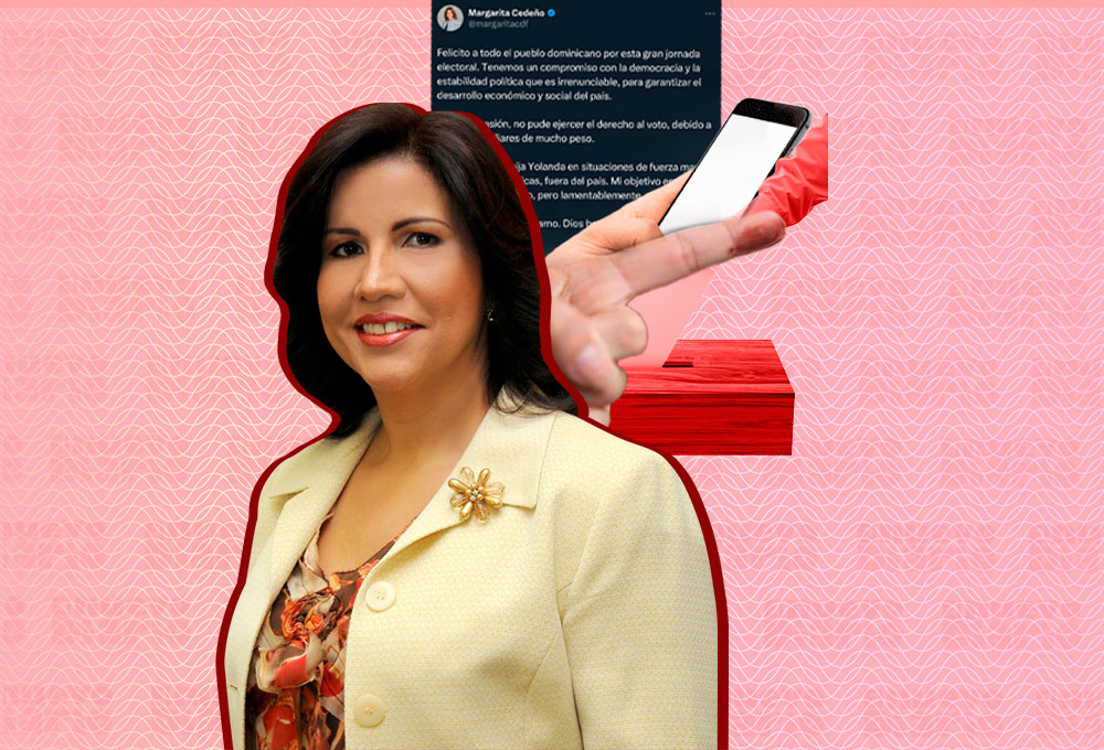 Margarita Cedeño no acudió a votar; explica las razones –  (República Dominicana)